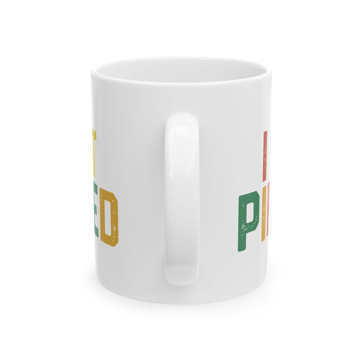 I Got Pinned Mug – Funny White Ceramic Coffee Mug for Nurses Pinning Ceremony Gift