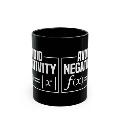 Avoid Negativity Black Mug (11oz, 15oz)