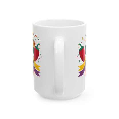 Cinco De Mayo White Mug, (11oz, 15oz)