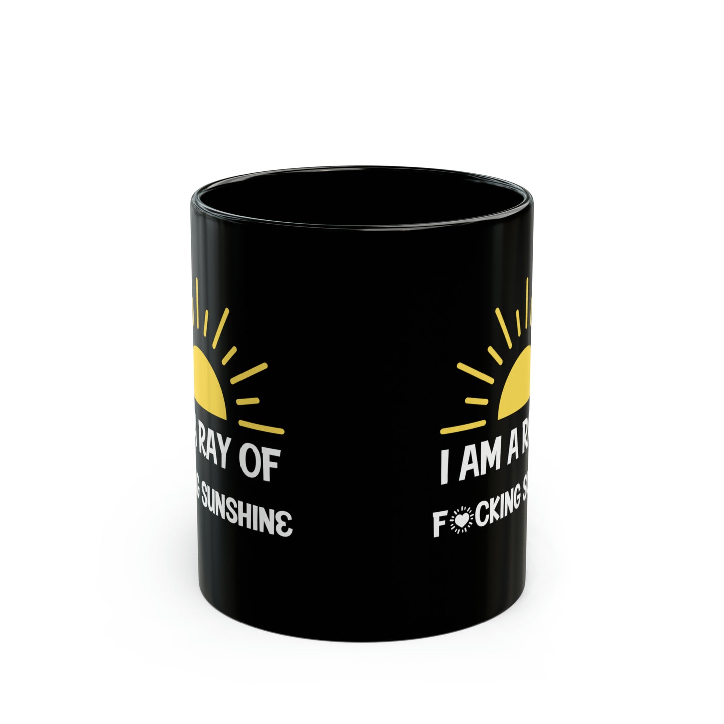 I Am a Ray of Sunshine Mug – Funny Sarcastic Black Coffee Cup Large Ceramic