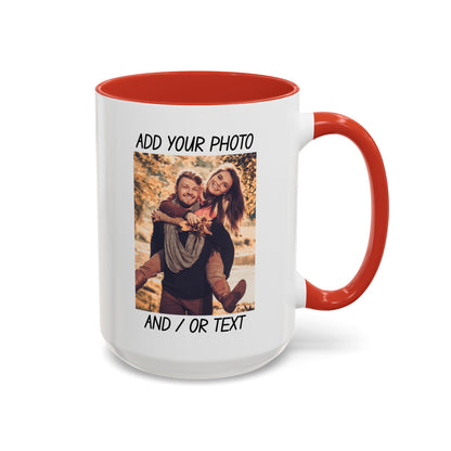 Fall Couple Mug – Cozy Autumn Love Gift for Him or Her Accent Coffee Mug (11, 15oz)
