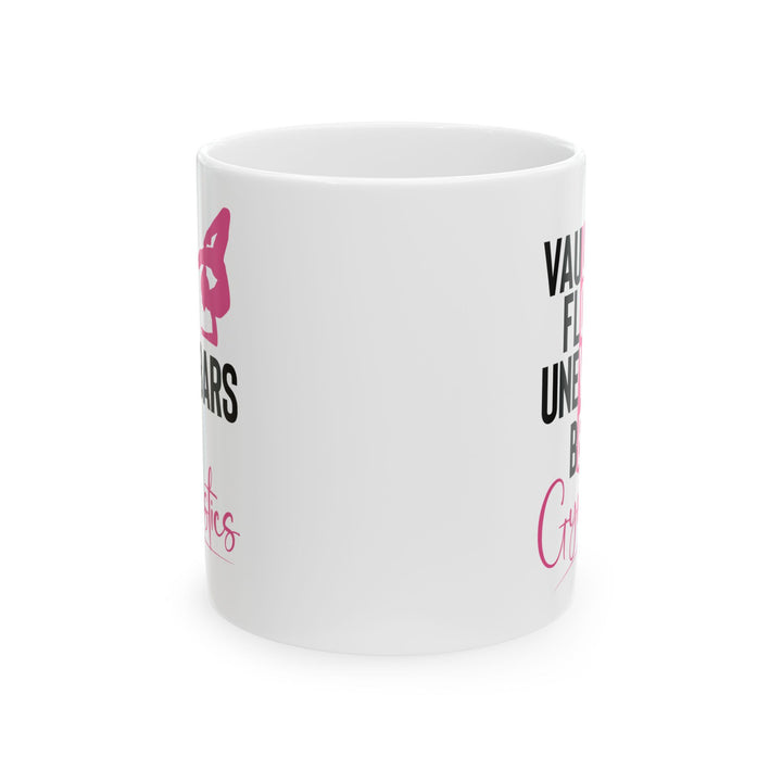 Vault Floor Uneven Bars Beam White Mug, (11oz, 15oz)