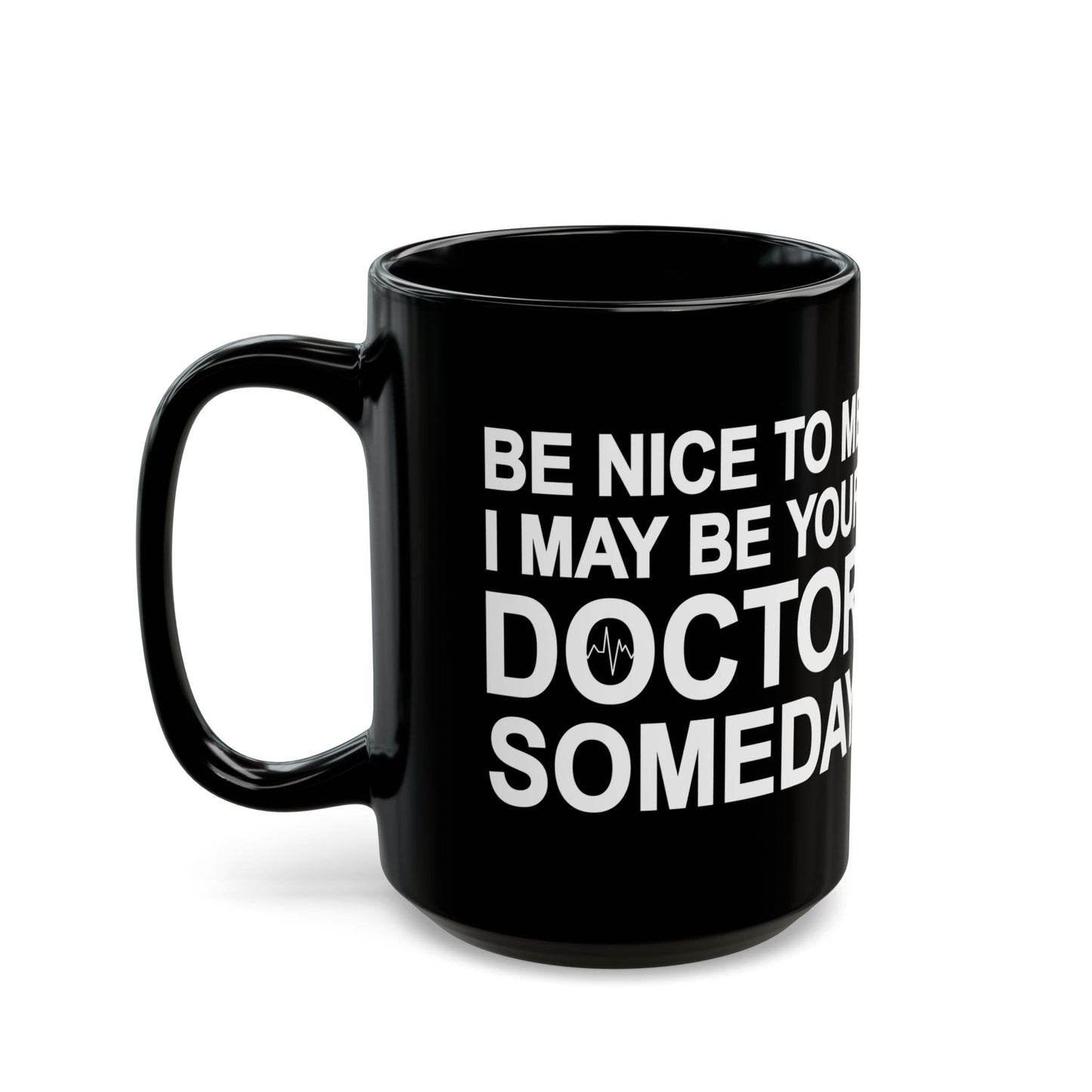 Funny Black Coffee Cup for Medical Students – Bold Med School Gift for Future Doctors