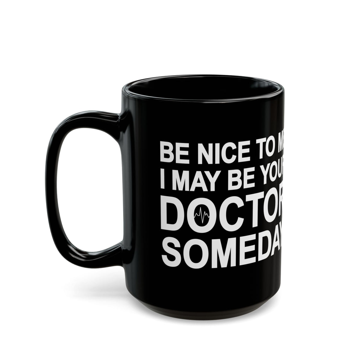 Funny Black Coffee Cup for Medical Students – Bold Med School Gift for Future Doctors