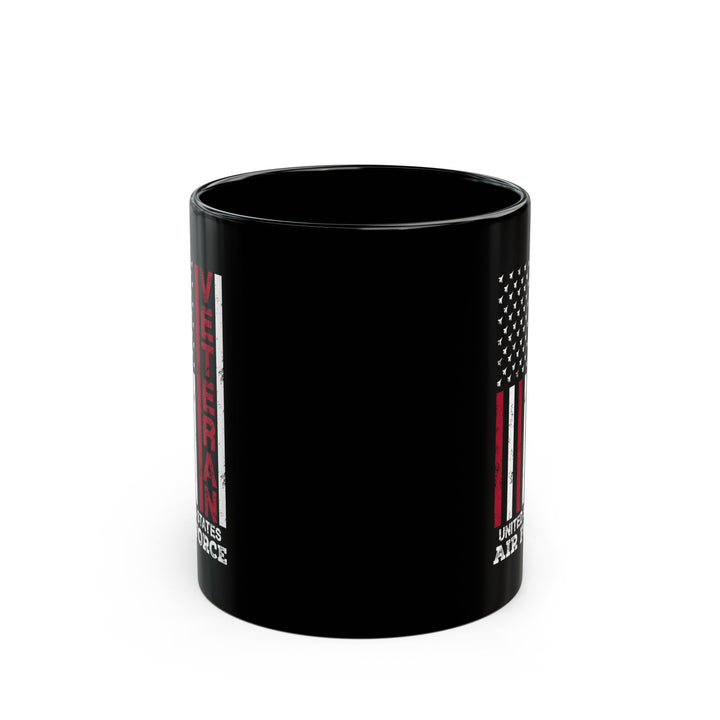 Air Force Veteran Mug – Patriotic USA Flag Coffee Cup for Military Gift