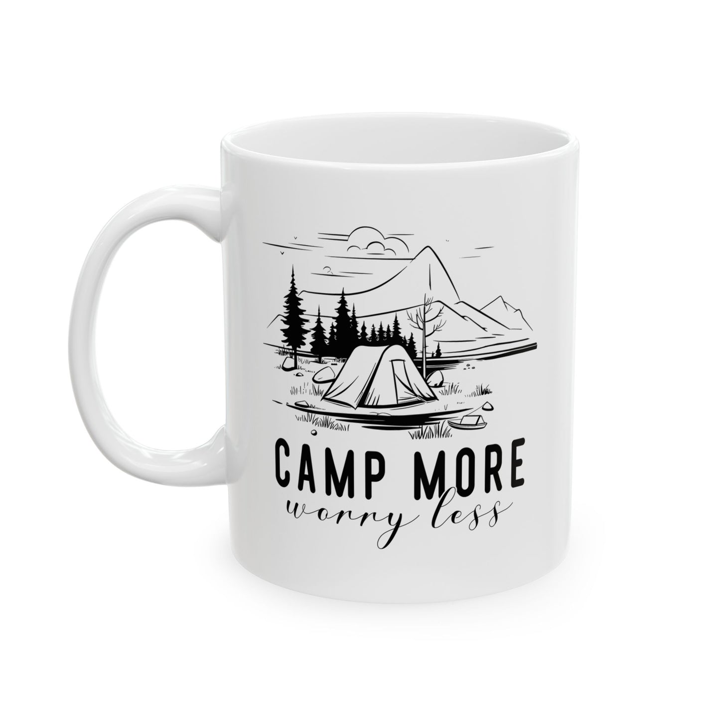 Camping Adventures Ceramic Mug, (11oz, 15oz)