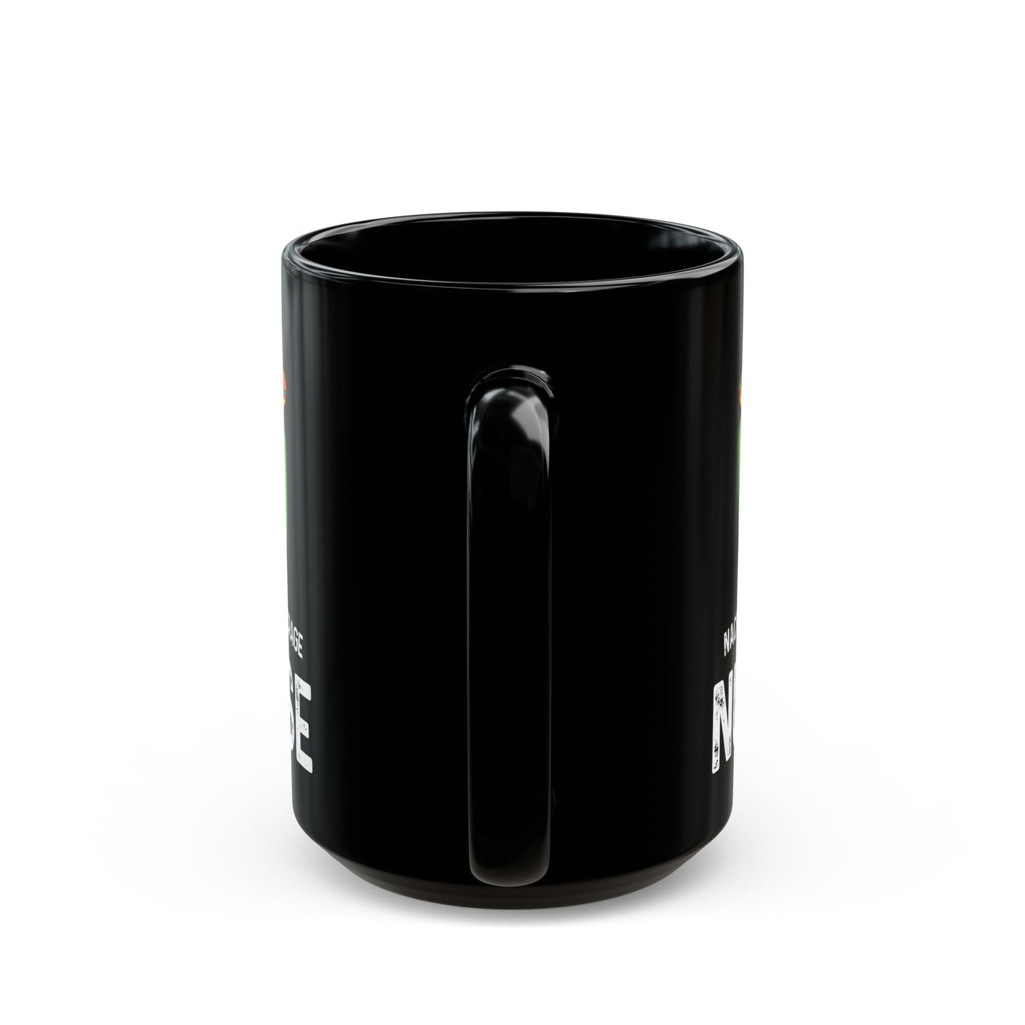 Nacho Average Nurse Black Mug (11oz, 15oz)