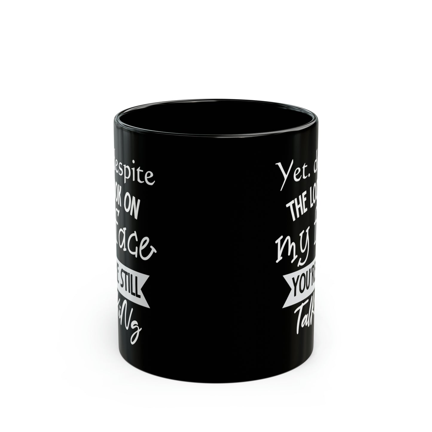 Black Coffee Mug – Funny & Sassy Mug for Sarcasm Lovers