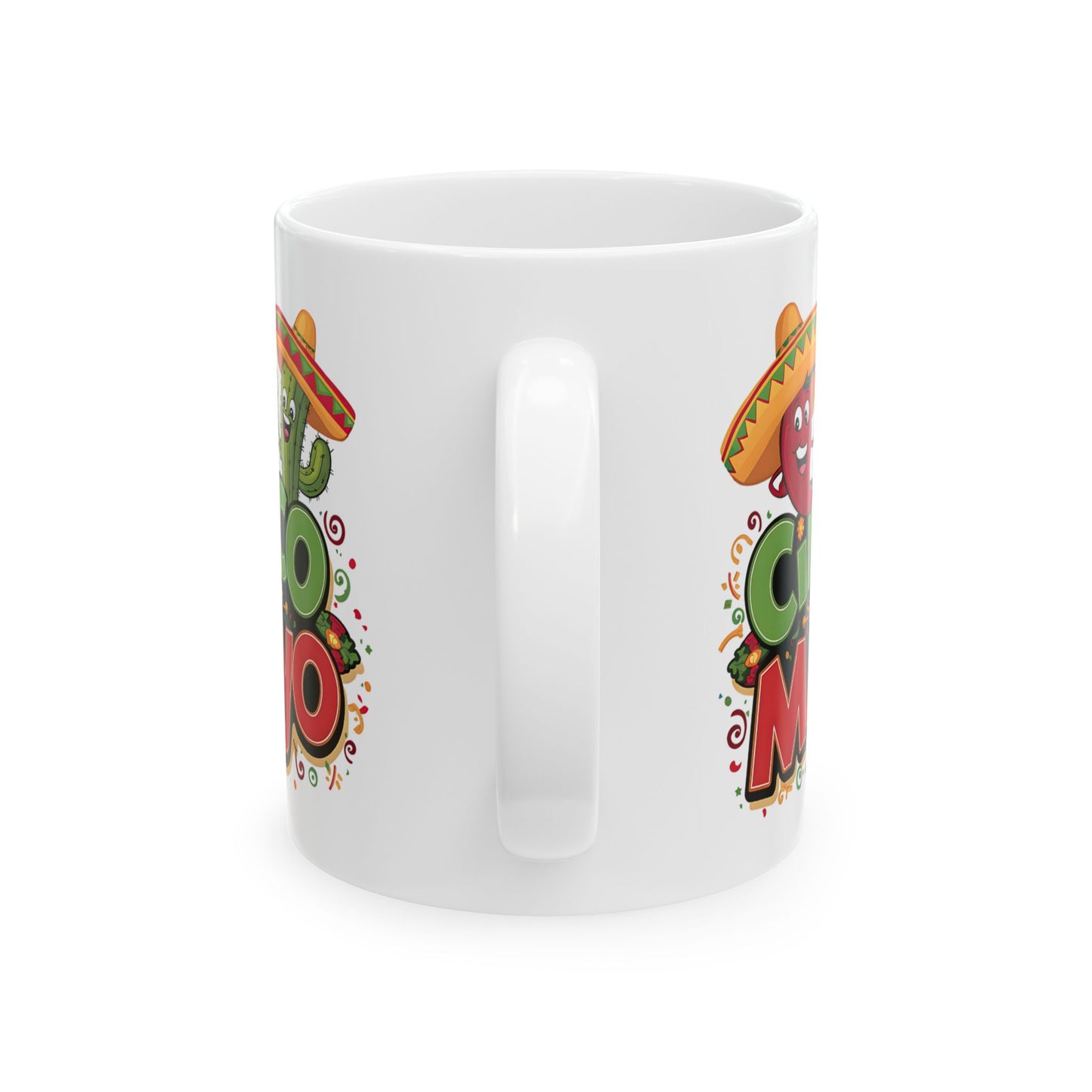 Cinco De Mayo White Mug, (11oz, 15oz)