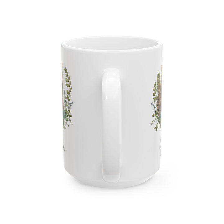 racoon custom, white Mug, (11oz, 15oz)