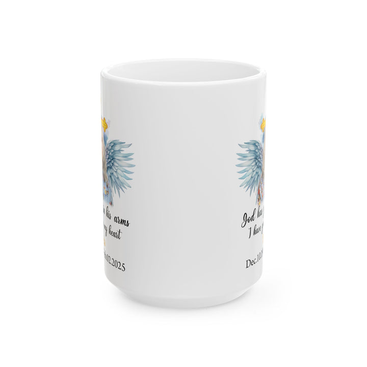 God Has You In His Arms Havia White Mug, (11oz, 15oz)