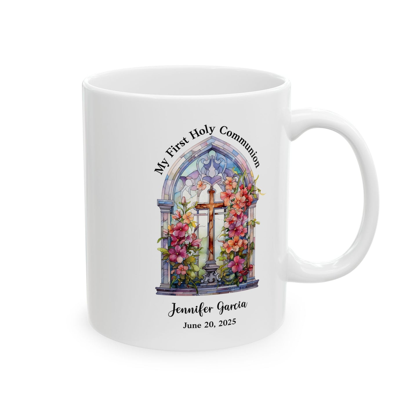 First Holy Communion Mug – Personalized Gift for Girl
