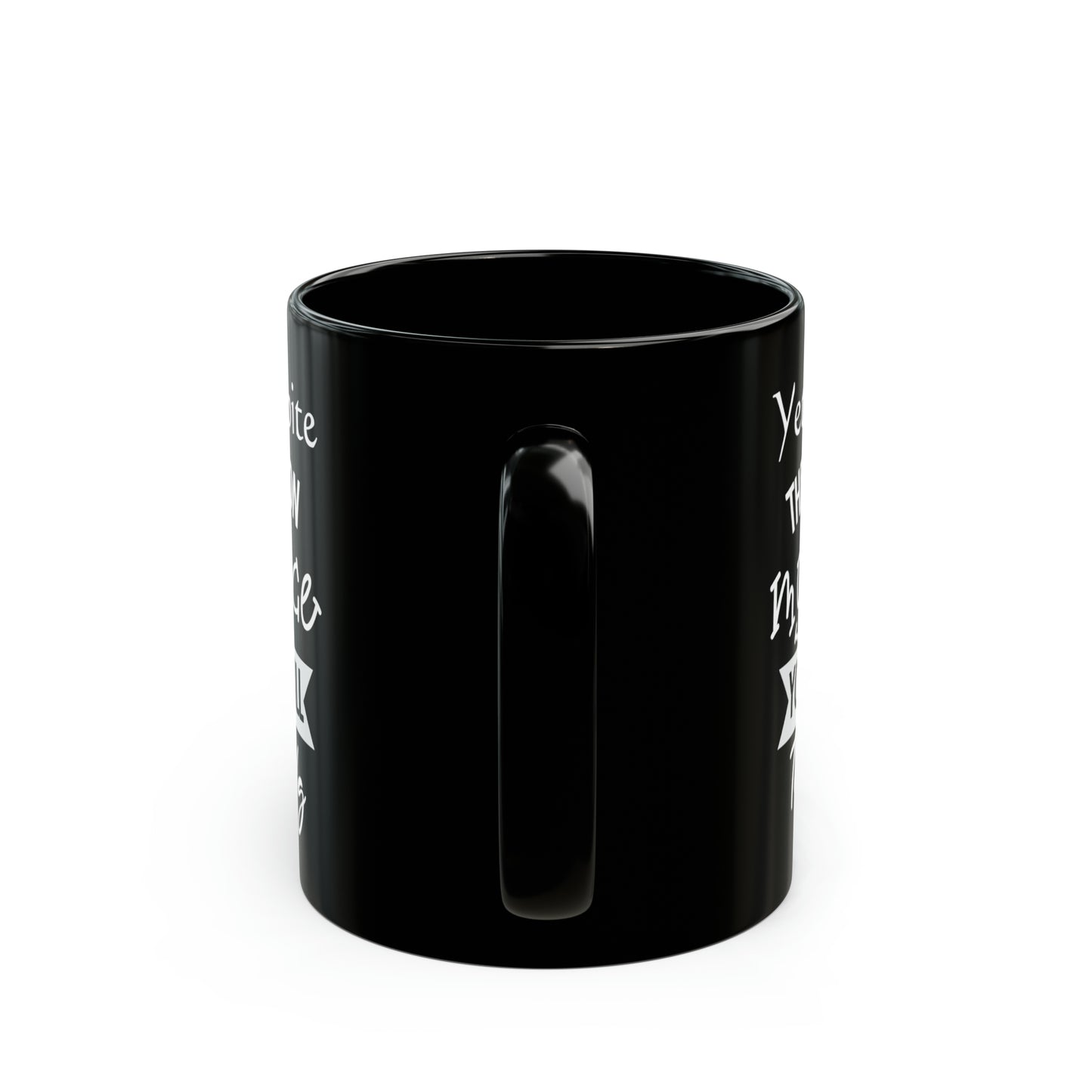 Black Coffee Mug – Funny & Sassy Mug for Sarcasm Lovers