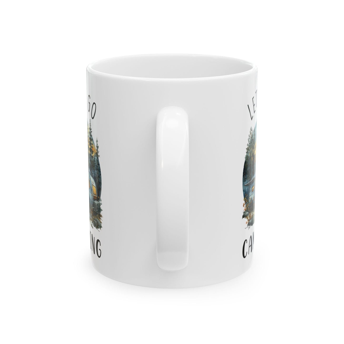 Vintage Camper Adventure Shirt Ceramic Mug, (11oz, 15oz)