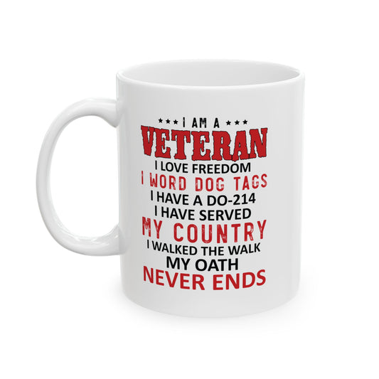 Veteran Mug, (11oz, 15oz)