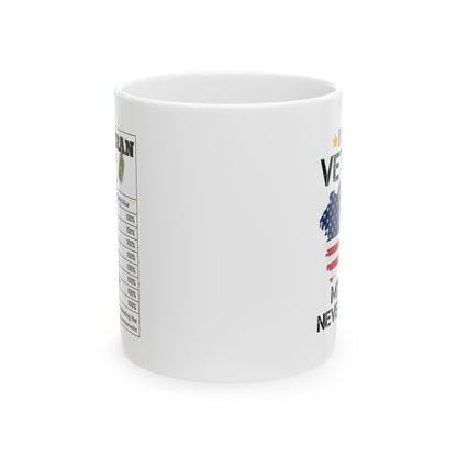 I am Veteran  Mug, (11oz, 15oz)