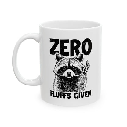 Zero Fluffs given White Mug
