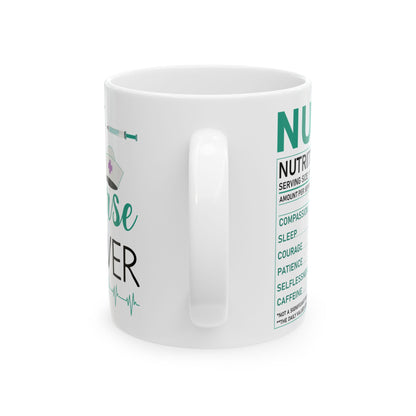 Nurse Nutrition Facts Mug – A Fun and Unique Gift for Nurses