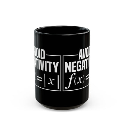 Avoid Negativity Black Mug (11oz, 15oz)