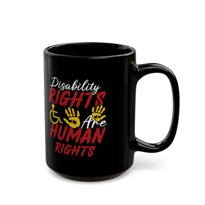 Empowering Gift for Disability Awareness, Inclusion, and Support – Black Ceramic Mug