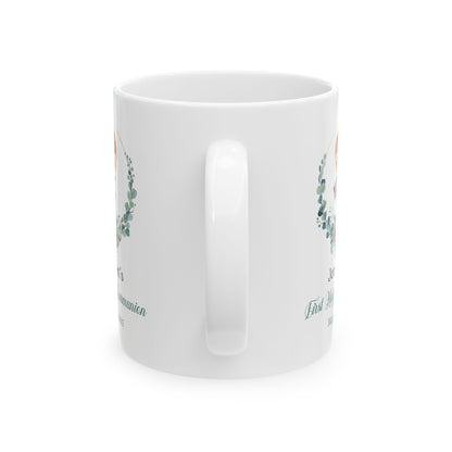 Jordan's First Holy Communion Mug – Custom Gift for May 15, 2025