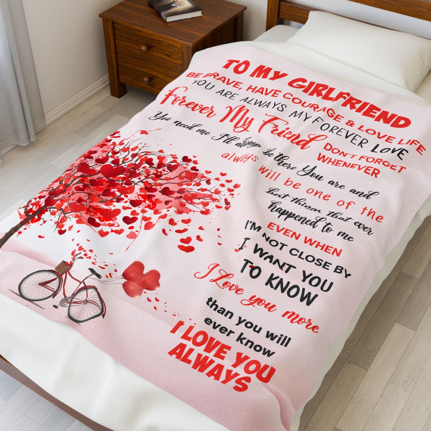 To My Girlfriend Blanket