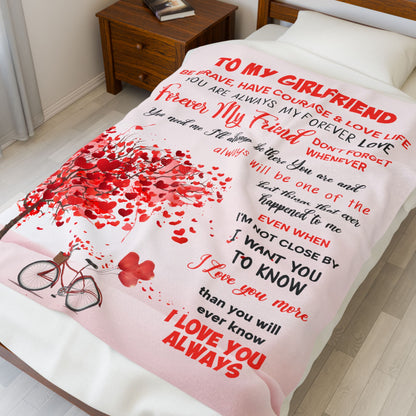To My Girlfriend Blanket