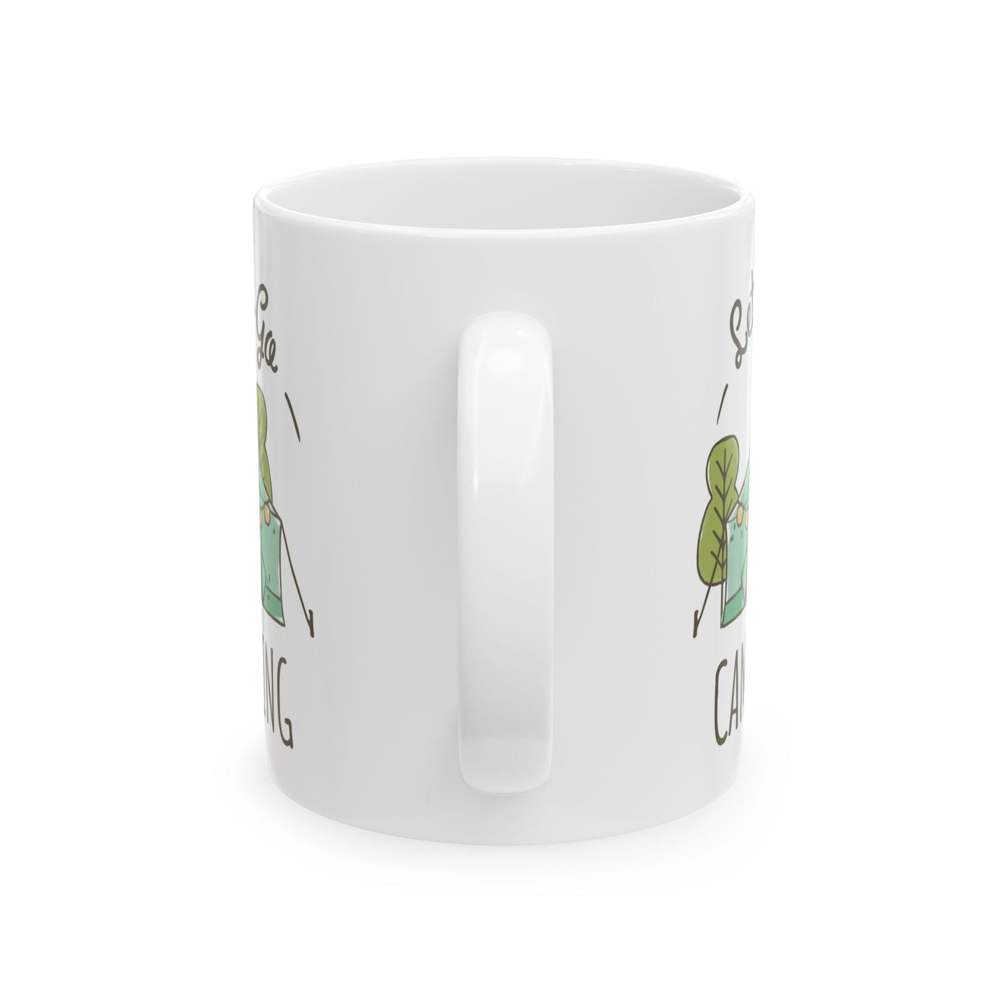 Let's Go Camping Ceramic Mug, (11oz, 15oz)