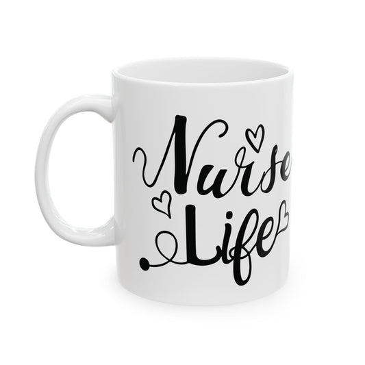 Nurse Lifes 11oz & 15oz  White mug