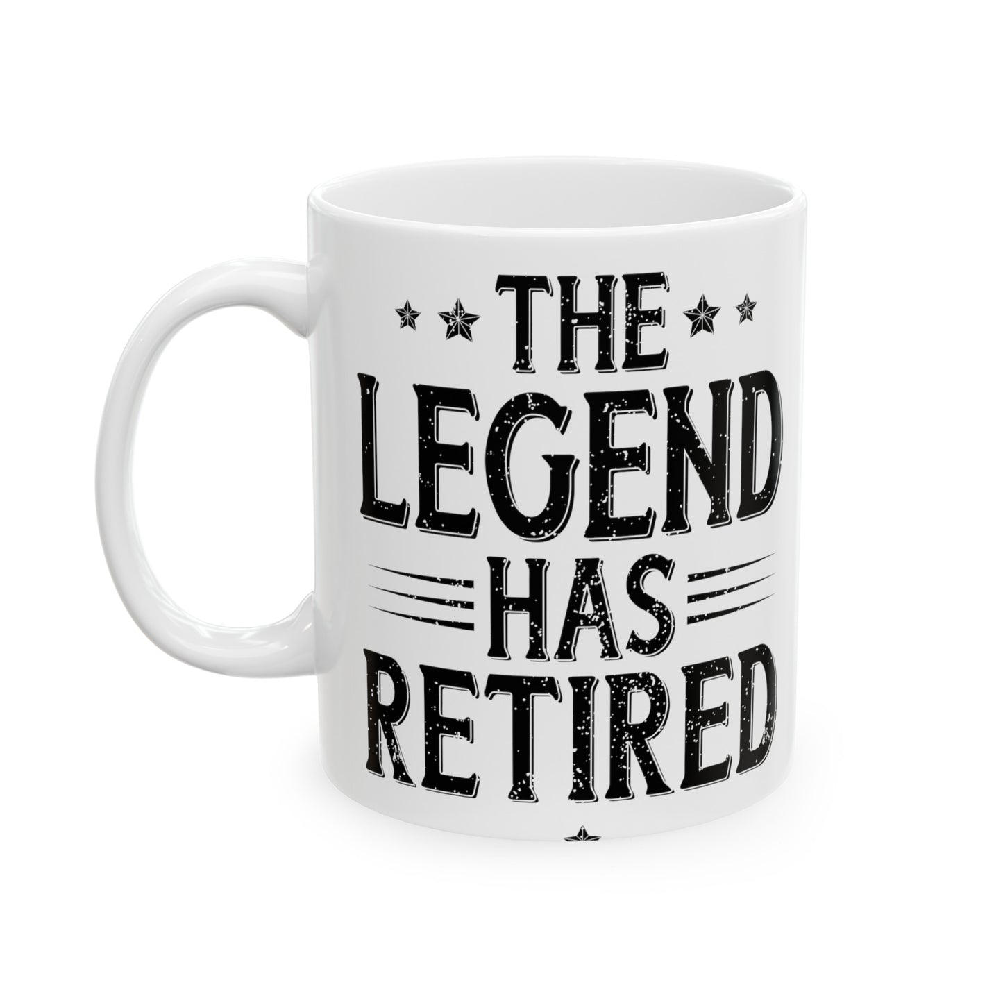 The Legend Has Retired Mug – Funny Retirement Gift for Legends