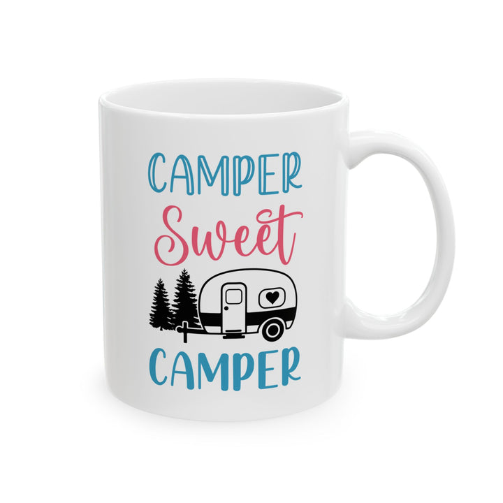 Retro Camper Mug Design Ceramic Mug, (11oz, 15oz)