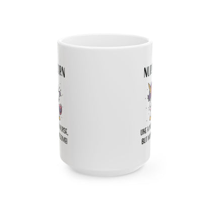Funny Unicorn Nurse Mug – Cute Gift for Nurse, RN, LPN, Nursing Student