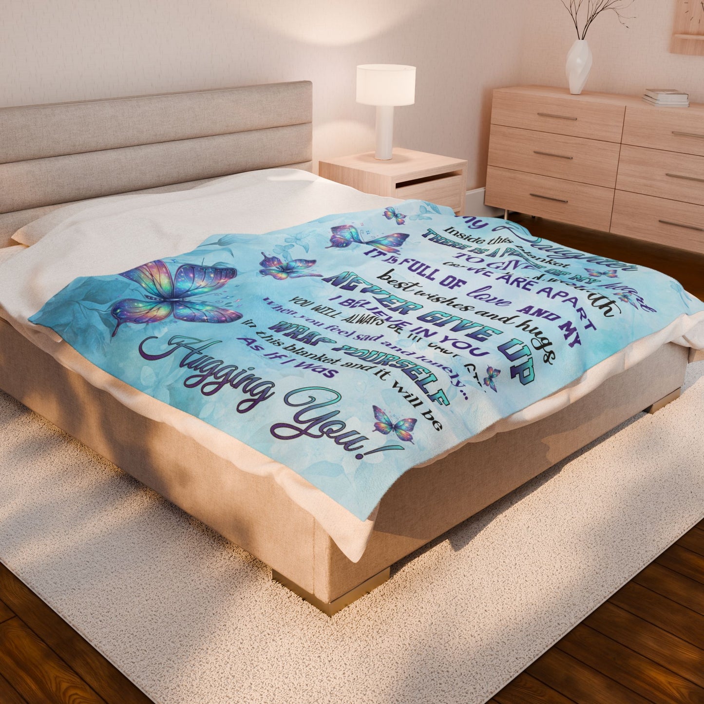 To My Daughter Blanket