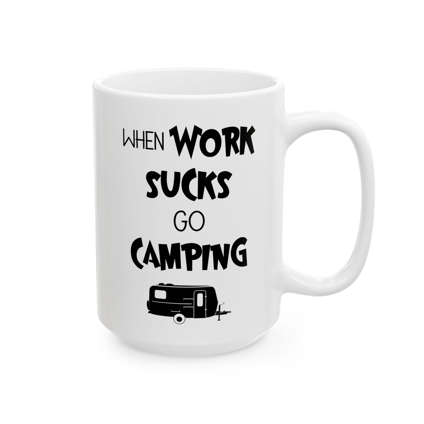 Camping Adventures Ceramic Mug, (11oz, 15oz)