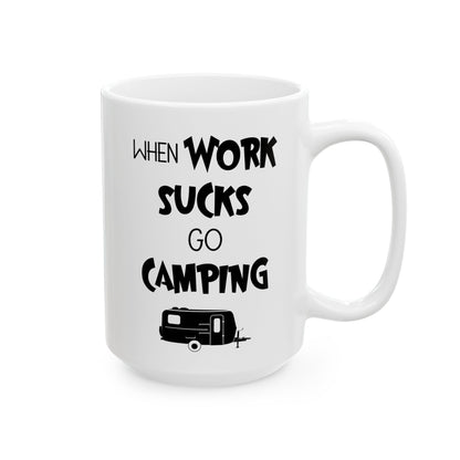 Camping Adventures Ceramic Mug, (11oz, 15oz)