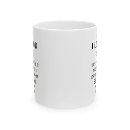 I Love You Mug with Flowers – Romantic Gift for Her or Him