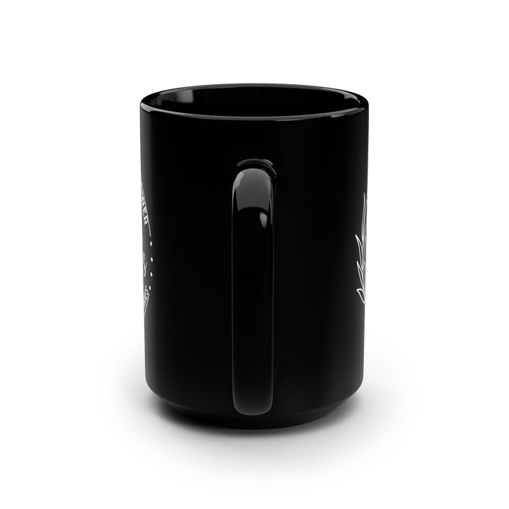 Black Coffee Mug – A Mother’s Love is Like a Flower