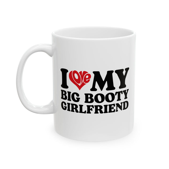 Girlfriend Mug – Funny and Bold Coffee Cup – White Ceramic Mug for Boyfriend or Couple Gift