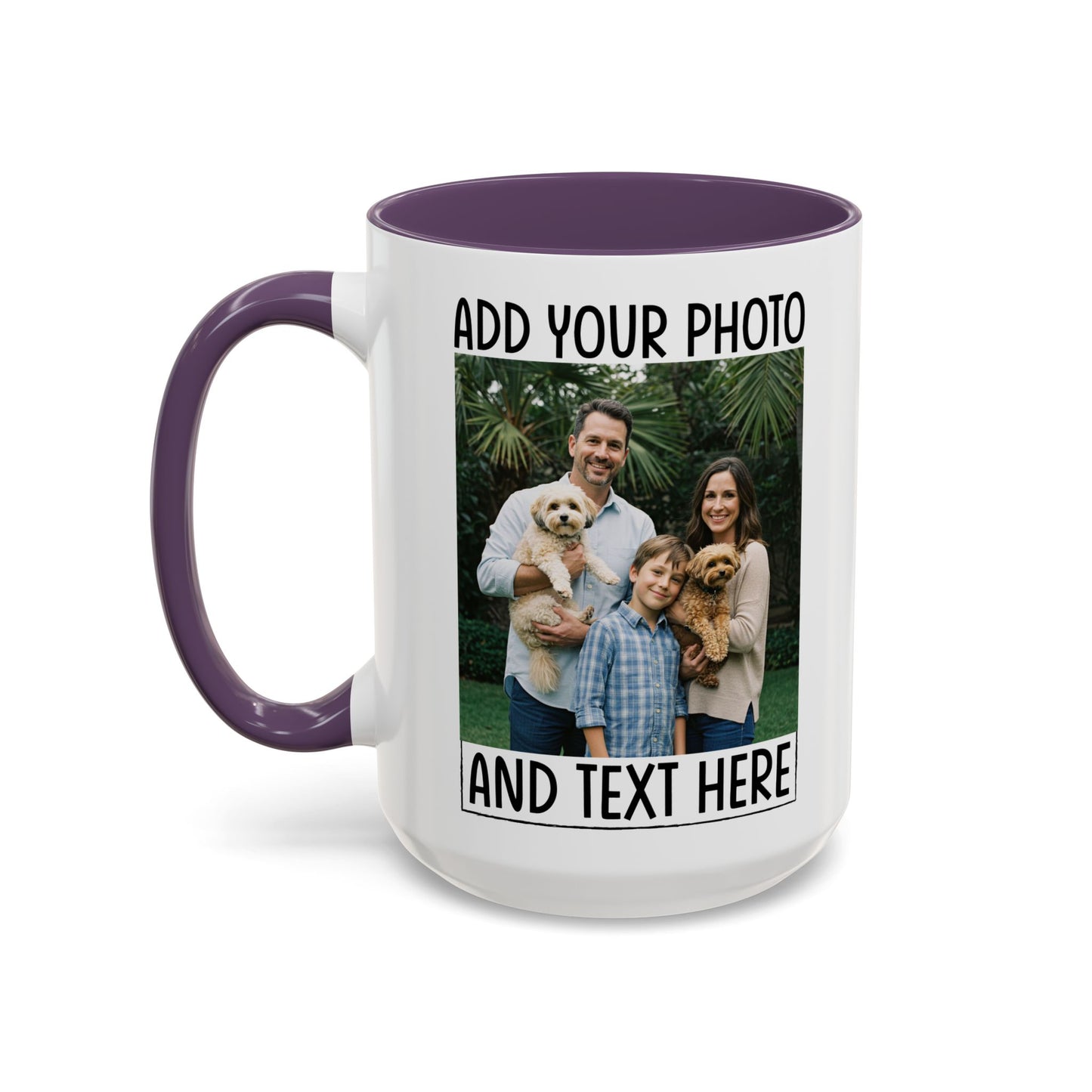 Life Is Better With Dogs & Kids – Funny Pet Parent  Accent Coffee Mug (11, 15oz)