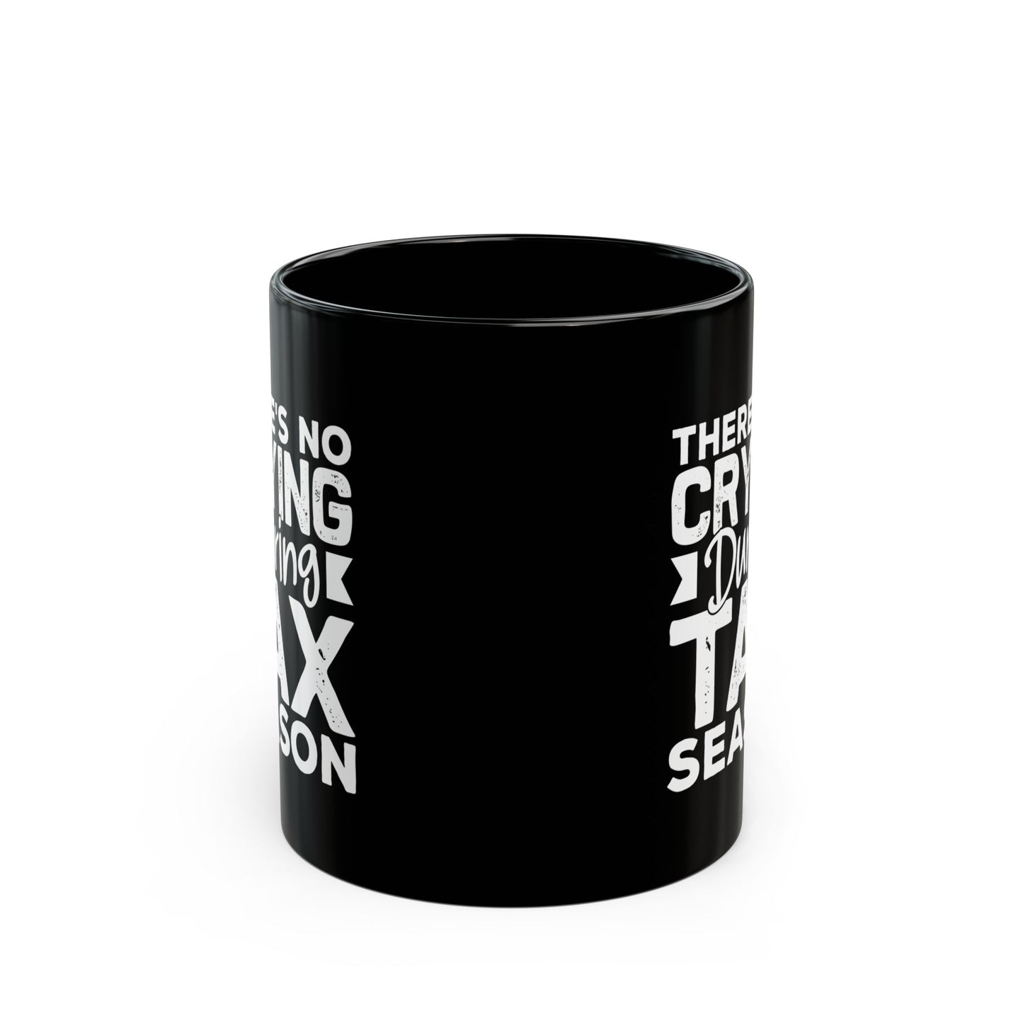 Funny Black Mug for Accountants – Tax Season Coffee Cup