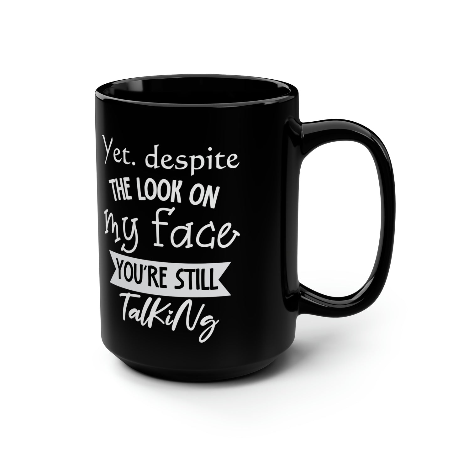 Black Coffee Mug – Funny and Bold Gift for Sarcasm Lovers
