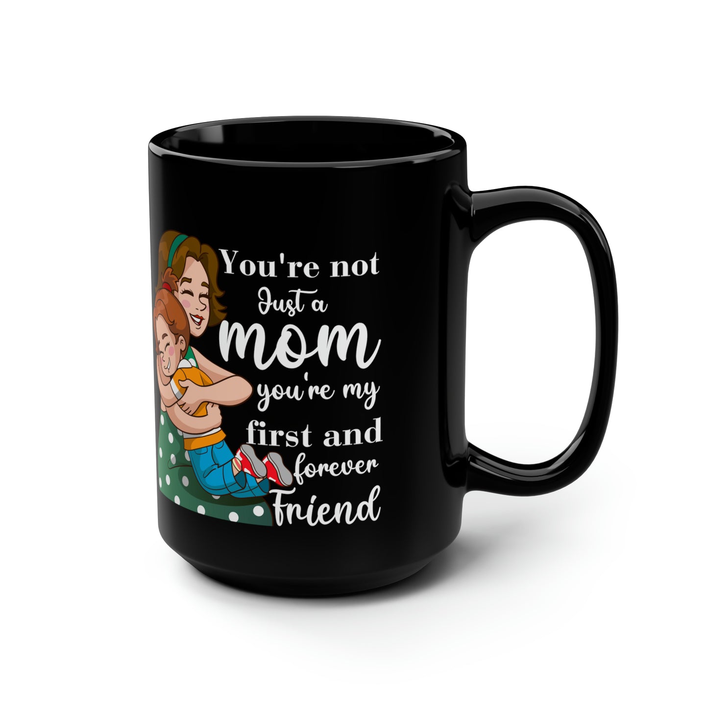 You're not 15oz Black Mug