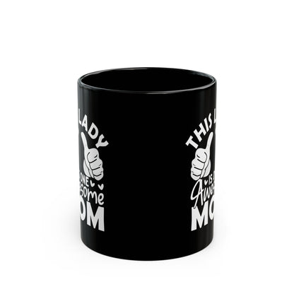This lady  Black Mug (11oz, 15oz)
