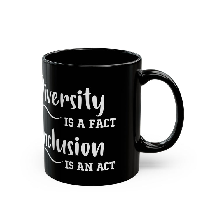 Driversity Is A Fact Black Mug (11oz, 15oz)