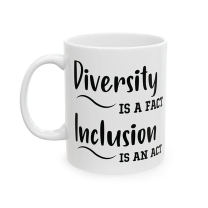Driversity Is A Fact White Mug, (11oz, 15oz)