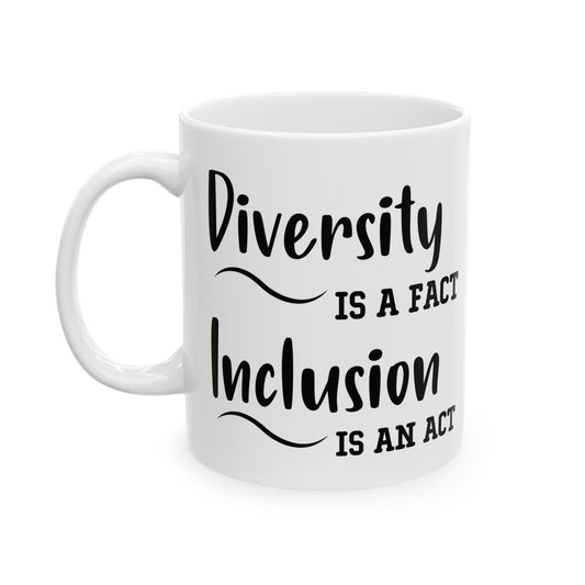 Driversity Is A Fact White Mug, (11oz, 15oz)