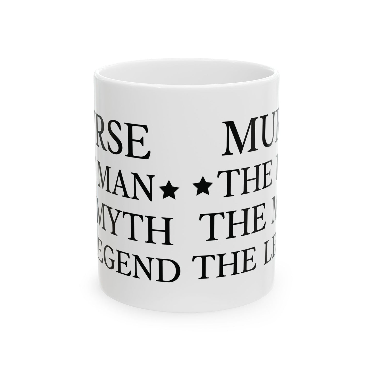 MURSE THE MAN 11oz & 15oz  white mug