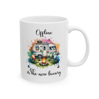 Online is the New Luxury Ceramic Mug, (11oz, 15oz)