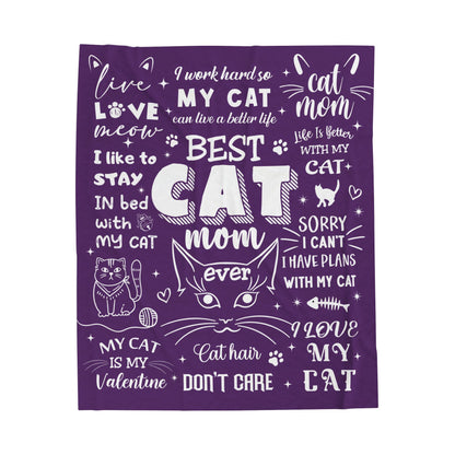 Best Cat Mom Ever Blanket