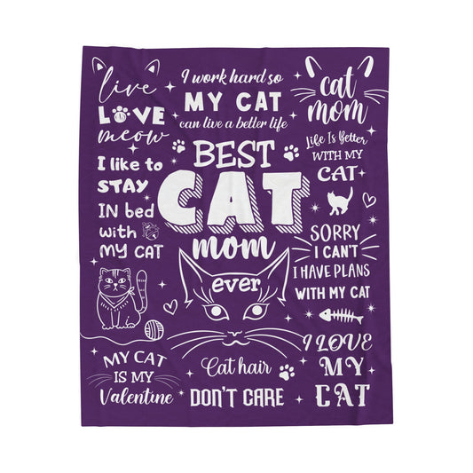 Best Cat Mom Ever Blanket